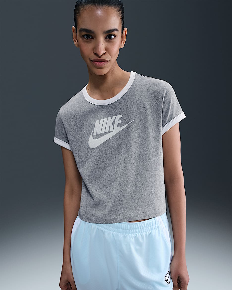 Nike Sportswear Women's Short-Sleeve Ringer T-Shirt. Nike.com